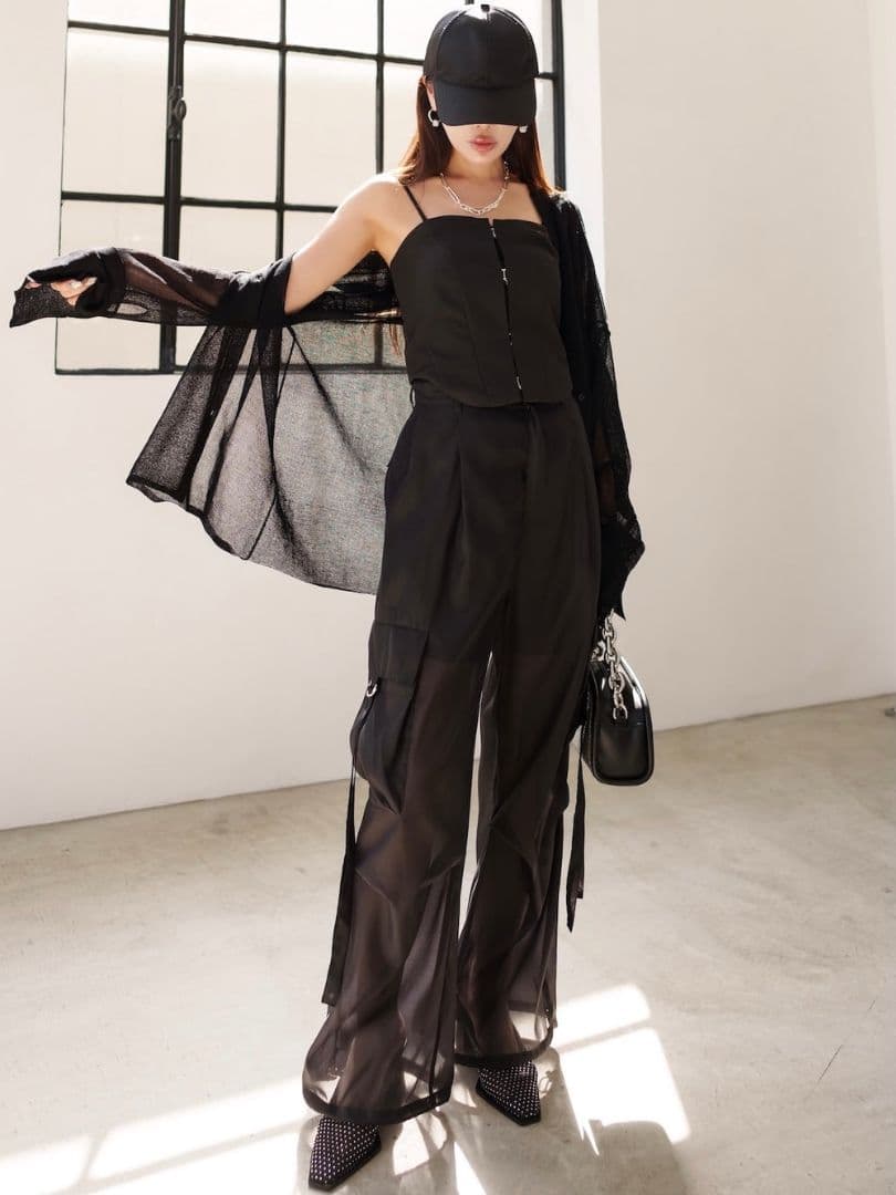 glam lips Sheer カーゴパンツ