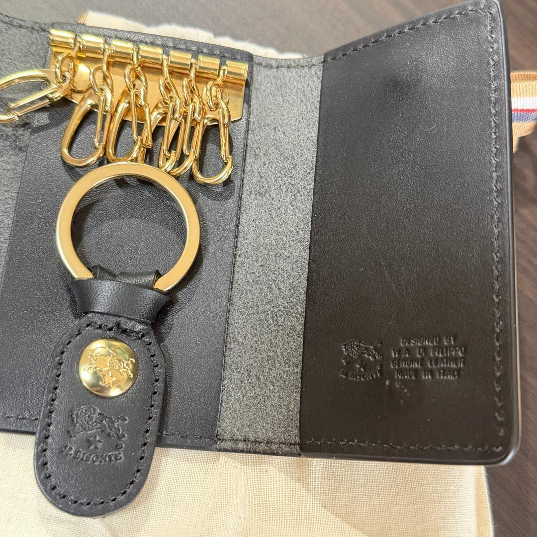 【新品未使用】イルビゾンテ キーケース ブラック 黒 NERO