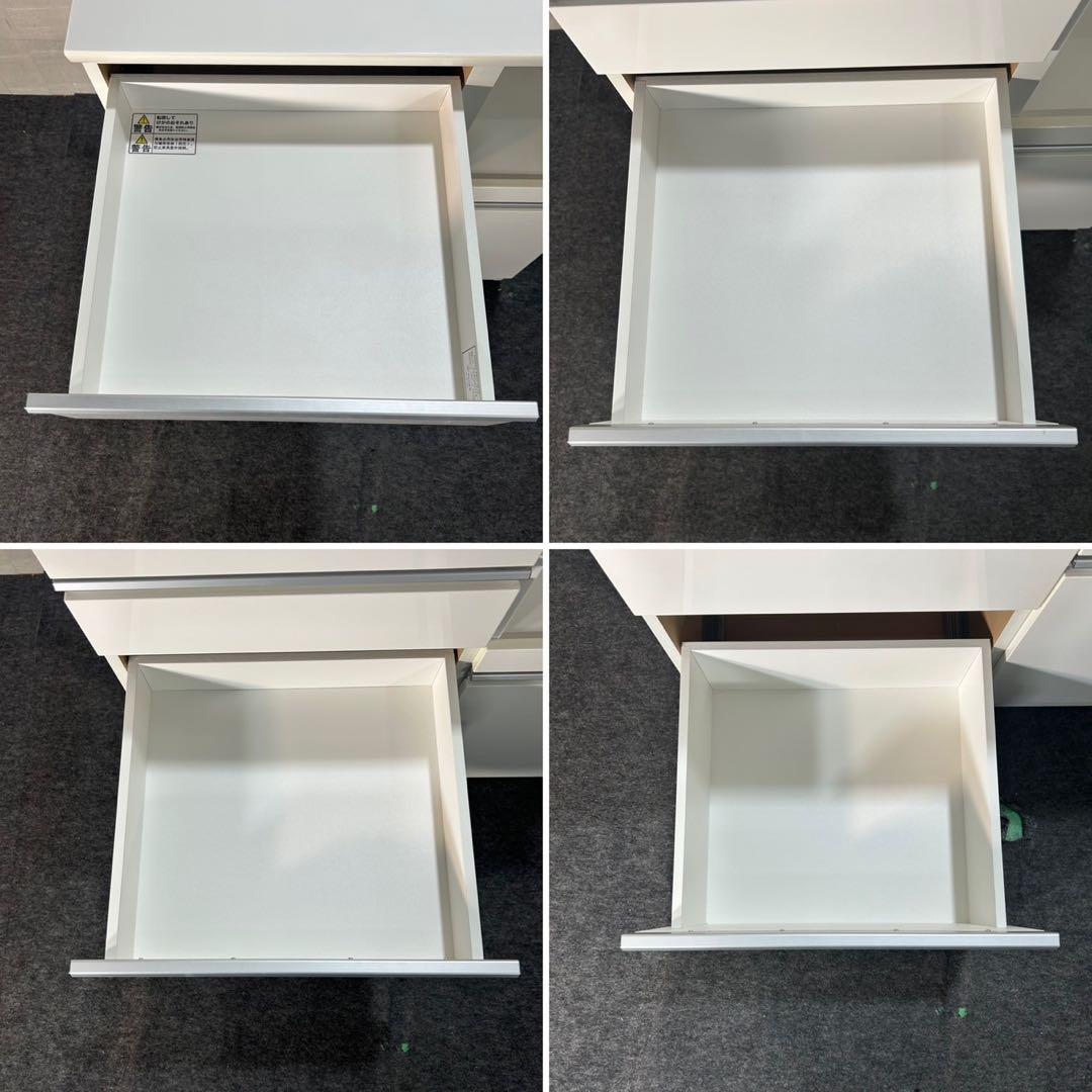 ニトリ キッチンカウンター レジューム 90 レンジボード 食器棚 d4145