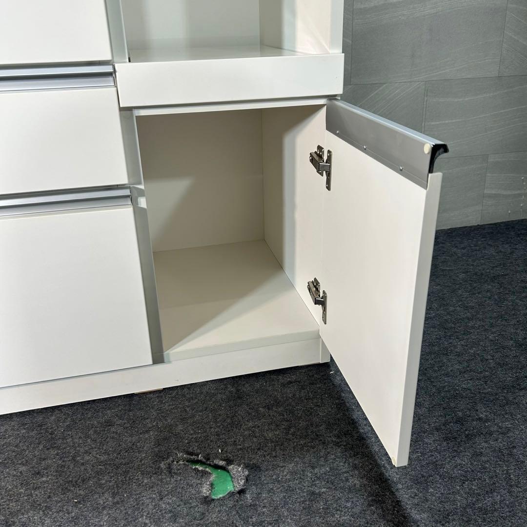 ニトリ キッチンカウンター レジューム 90 レンジボード 食器棚 d4145