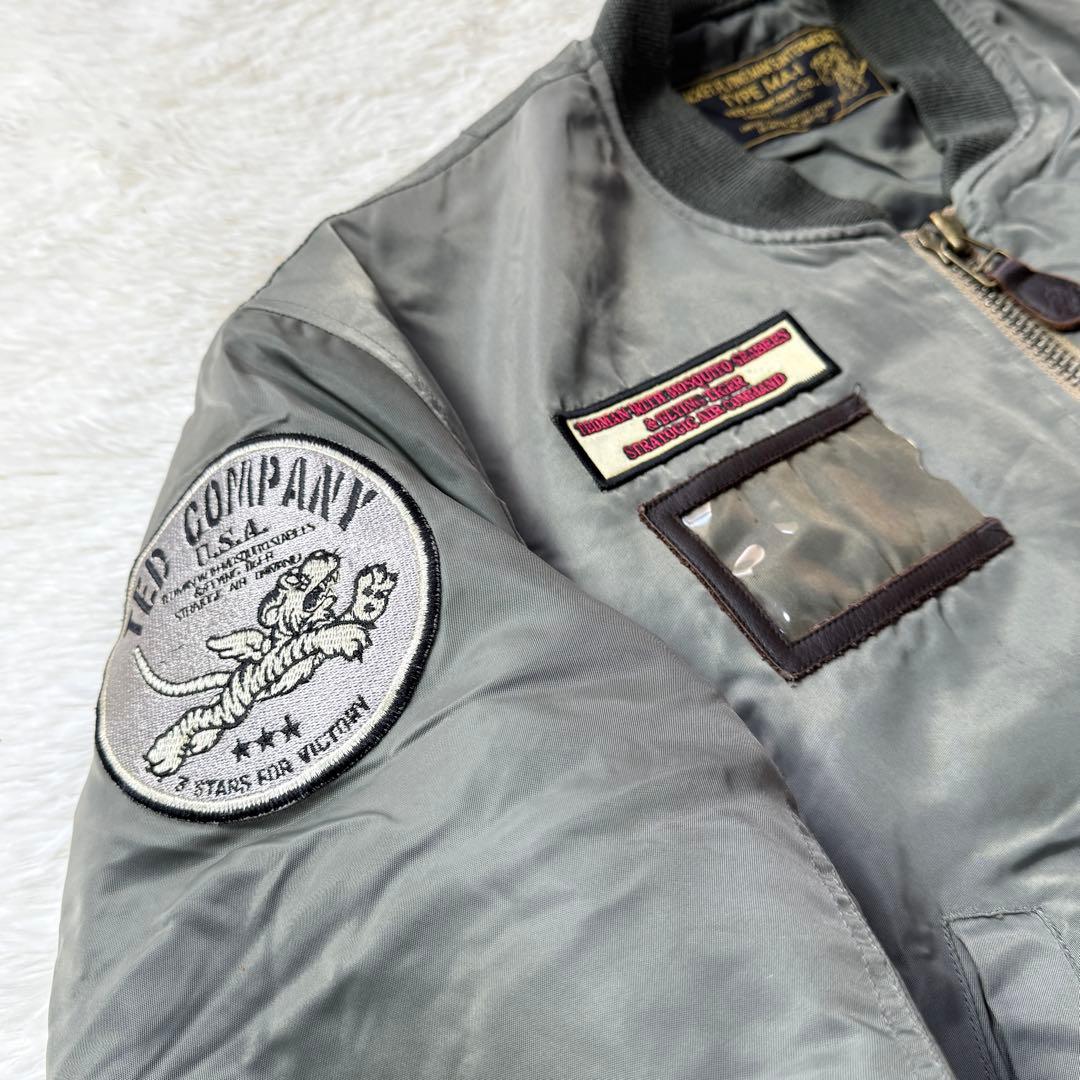 【希少】テッドマン Limited MA-1 フライトジャケット L 超短丈