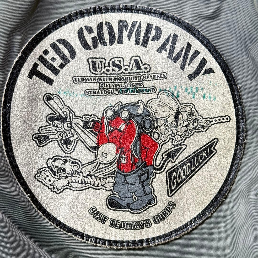 【希少】テッドマン Limited MA-1 フライトジャケット L 超短丈