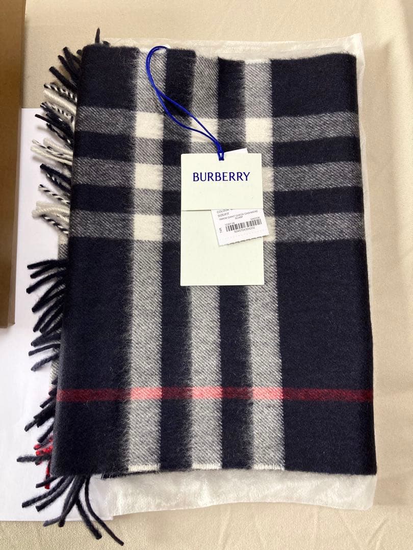 【新品】Burberry バーバリー カシミヤマフラー