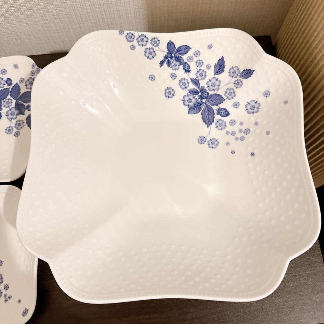 ウェッジウッド　ストロベリーブルーム　インディゴ　セット