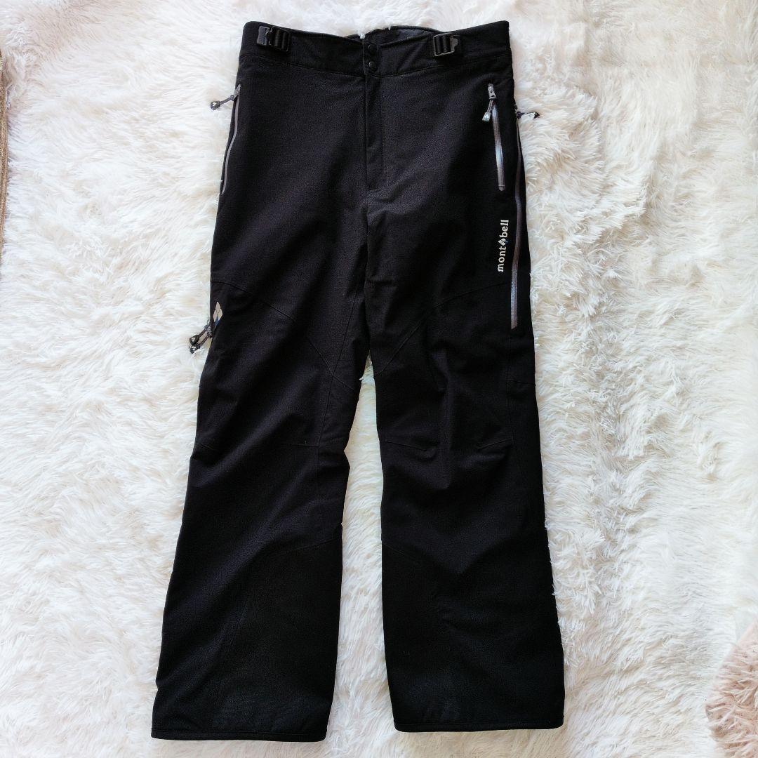【美品】mont-bell　ドライテック インシュレーテッドパンツ ブラック　M