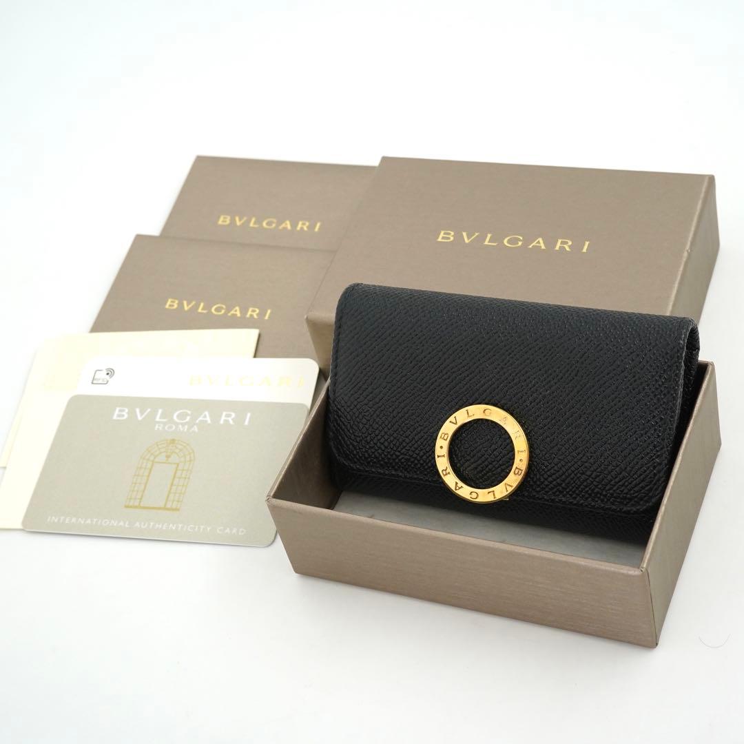 ✨未使用展示品・箱証明書付き✨　BVLGARI キーケース　ロゴマニア　6連