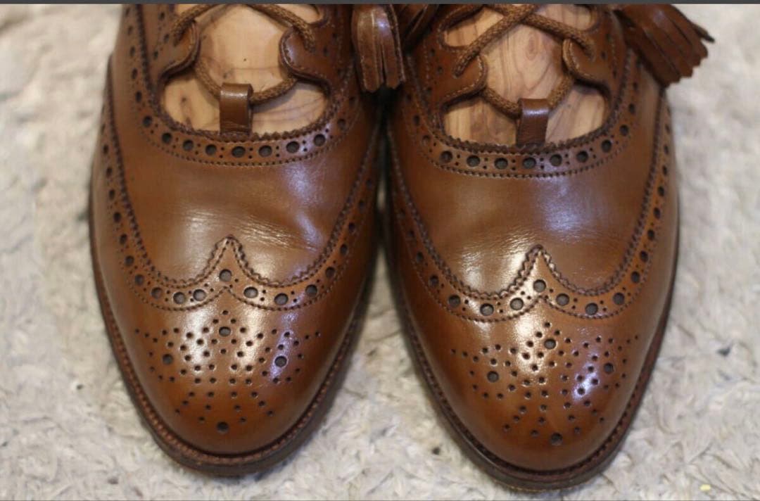 【美品】Crockett & Jones製 Lloyd Footwear ギリー