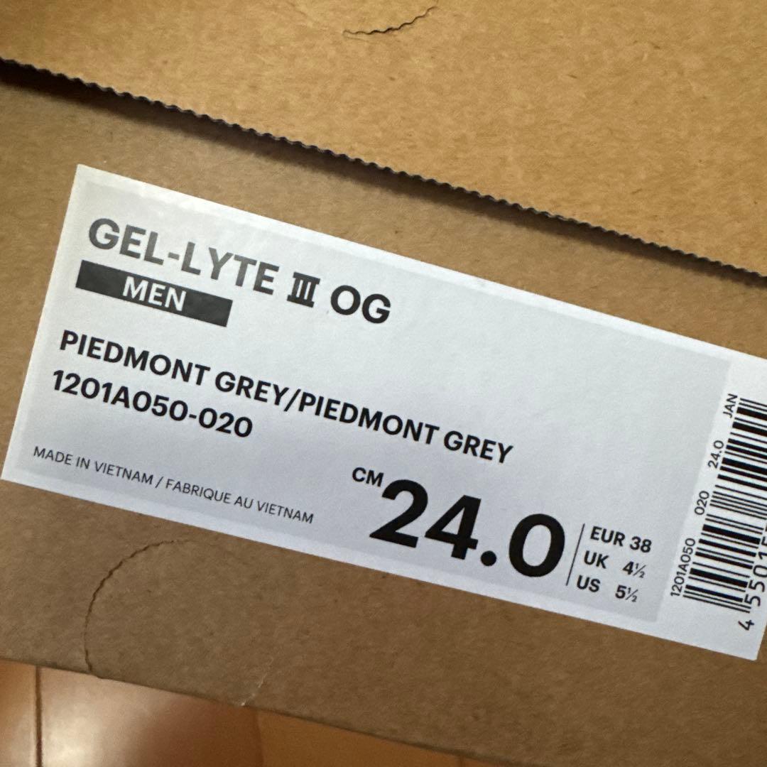 田*輝様 asics ゲルライト3 グレイ