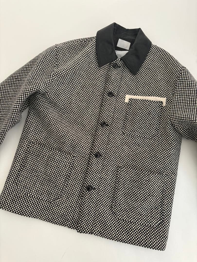 ジャケット・アウター SOPHNET. LEATHER COLLAR COVERALL