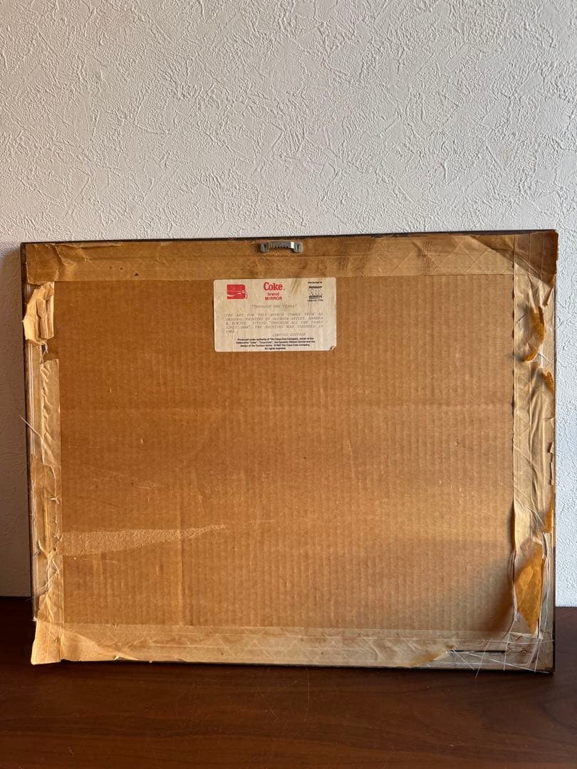 超貴重　ビンテージ　'80s　Coca-Cola　コカコーラ　パブミラー