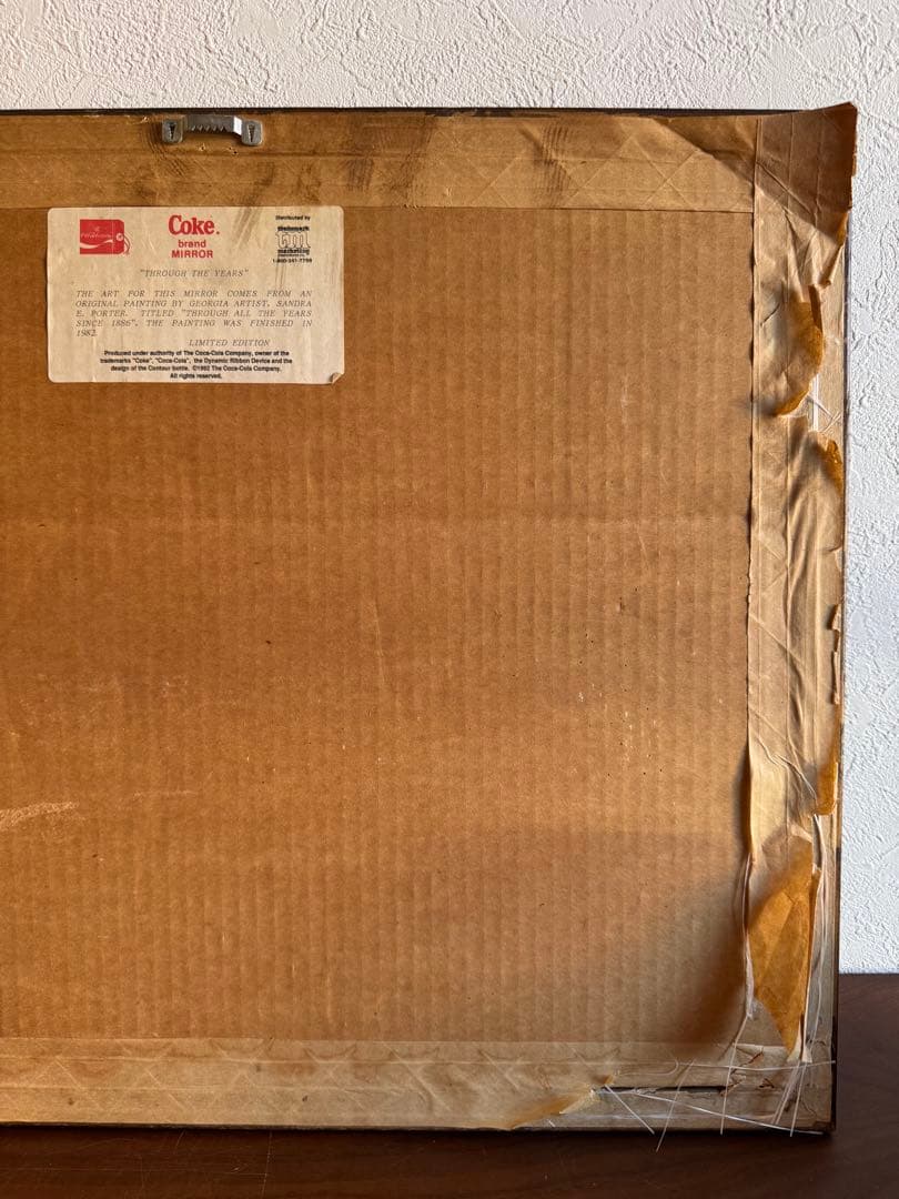 超貴重　ビンテージ　'80s　Coca-Cola　コカコーラ　パブミラー