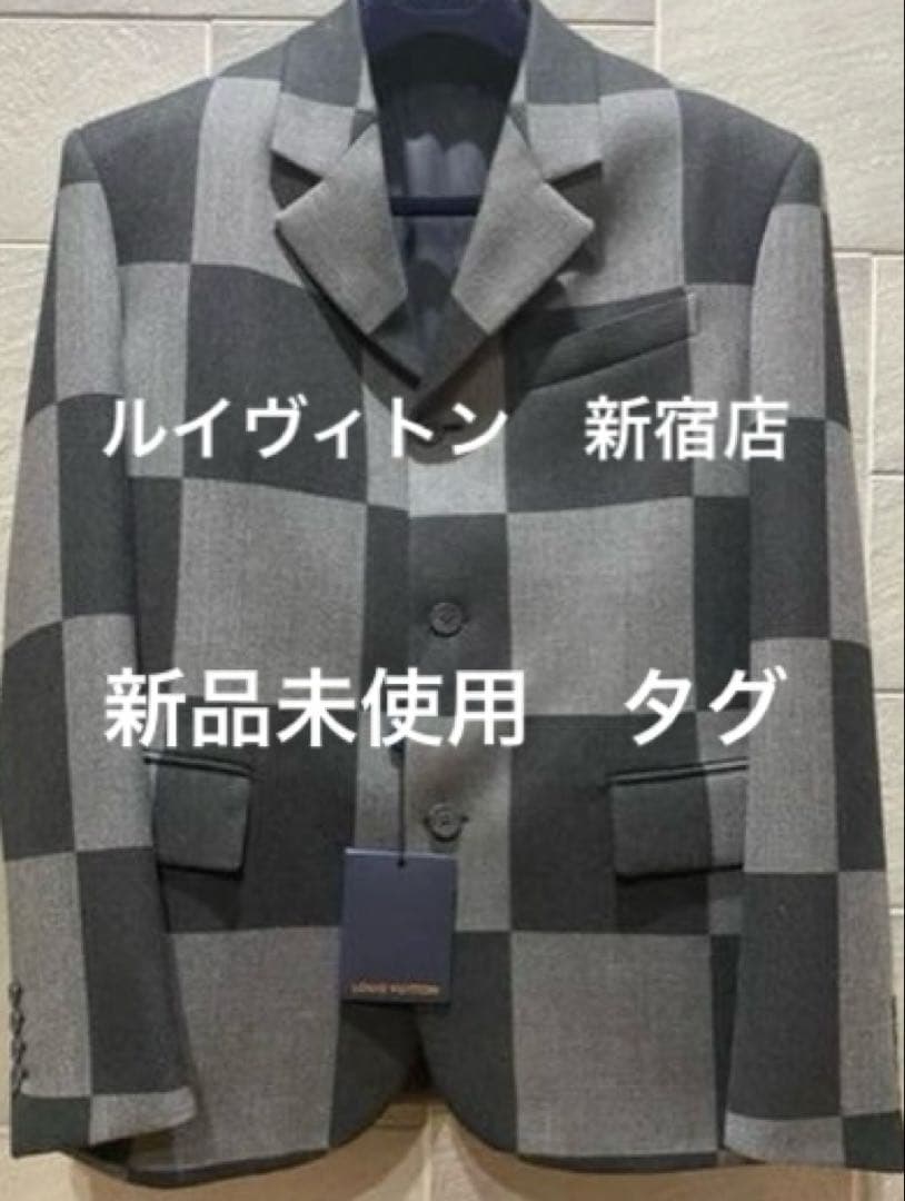 専用　新品未使用品。ジャイアントダミエ。スーツ。ジャケットセットアップサイズ50