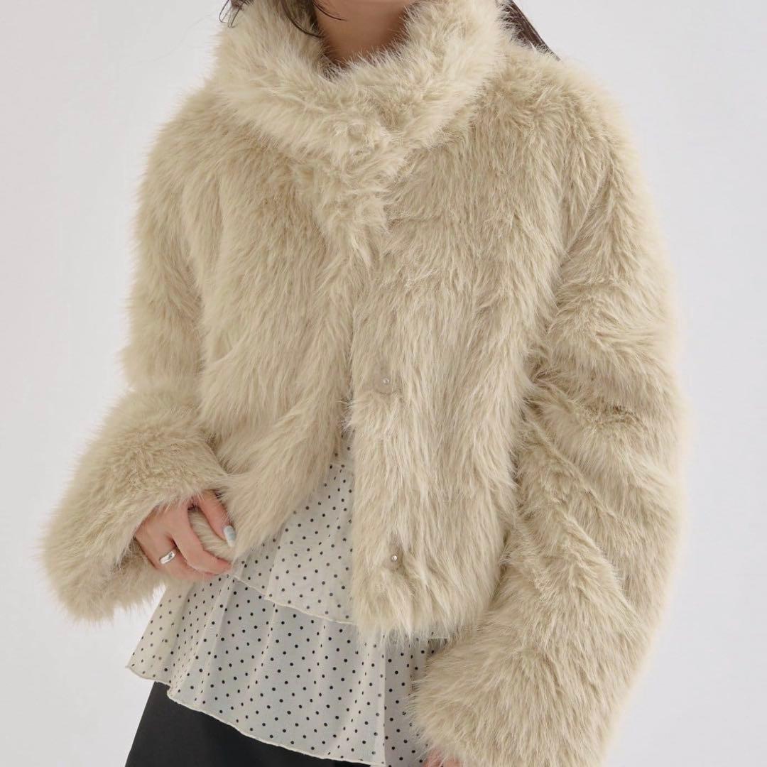 みんとmystic ショートファーコート