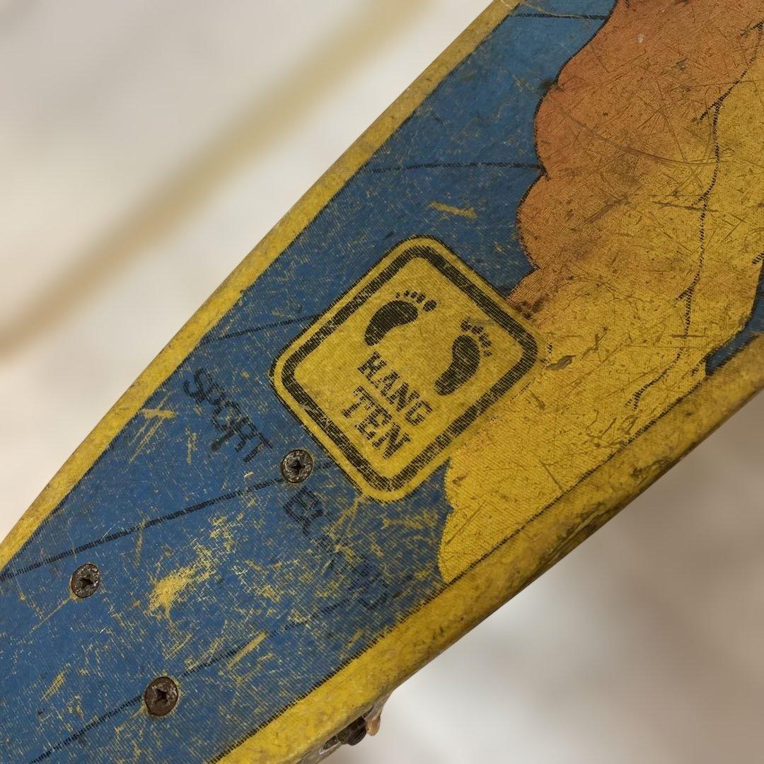 MR-435A 70年代　Hang Ten スケートボード　黄色　ヴィンテージ