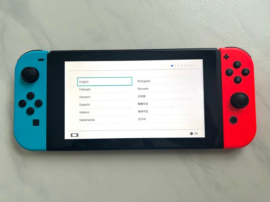 Switch 本体 セット※ジョイコン（青）不具合あり