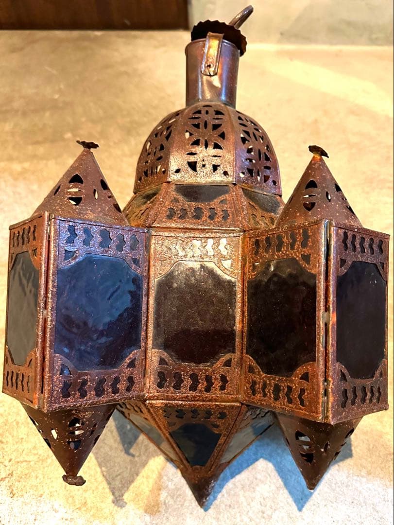 売り切り　モロッコランプシェード　ヴィンテージ　アンティーク　エイジング