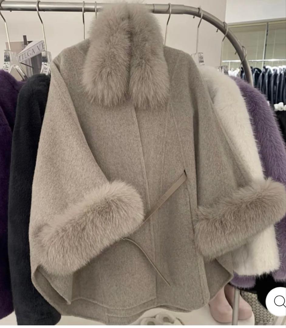 FUKI×TORUGATO エコファーポンチョ Sサイズ