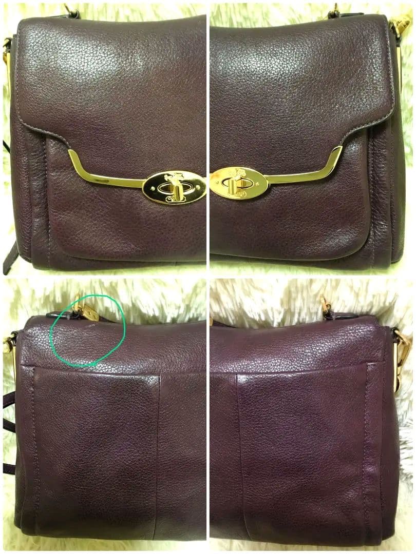 極美品 コーチ COACH ショルダーバッグ ハンドバッグ レザー レディース