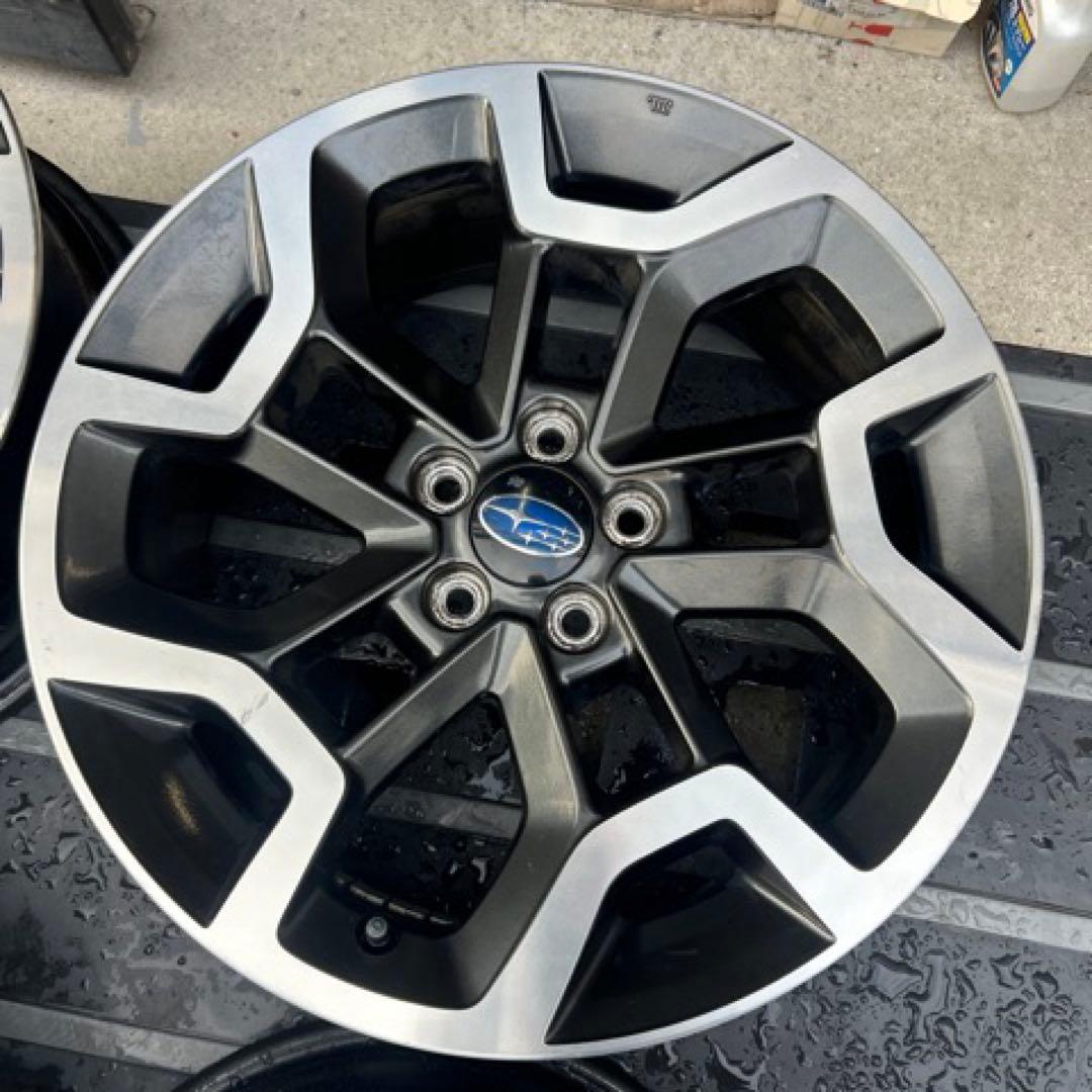 スバル XV 純正 17in 7J+48 PCD100 5穴　アルミホイール