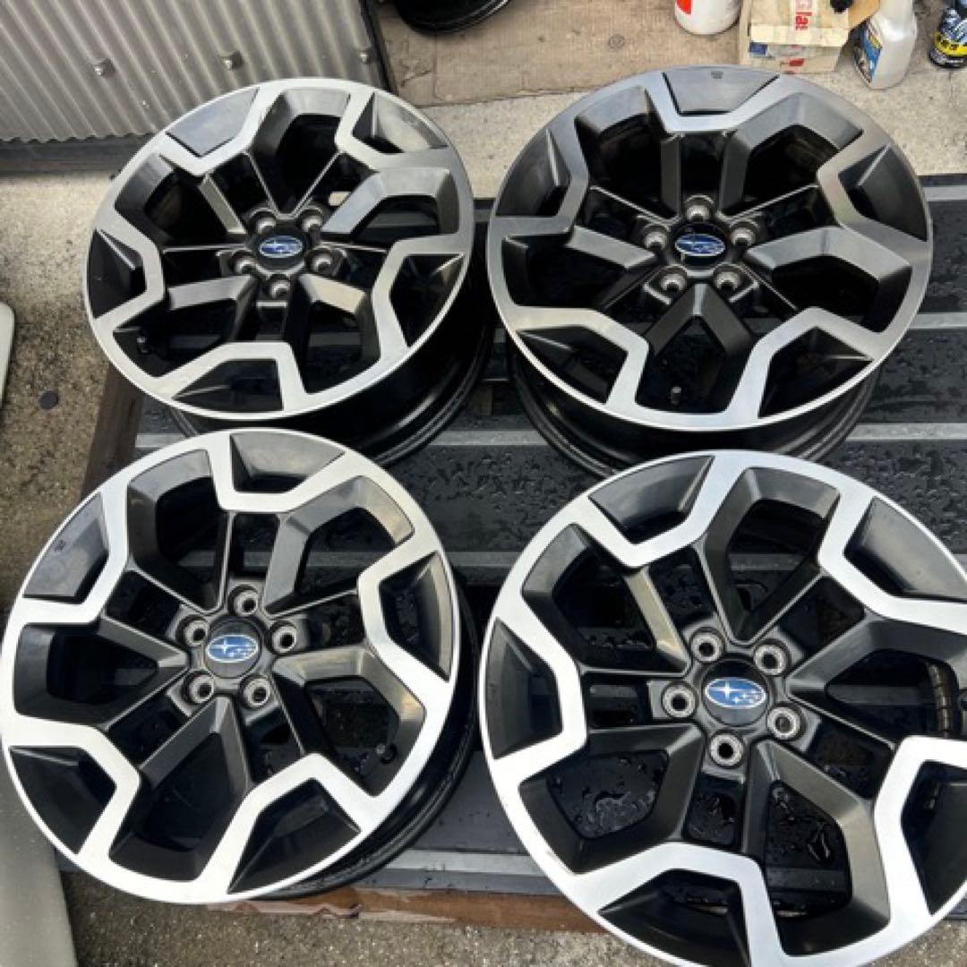スバル XV 純正 17in 7J+48 PCD100 5穴　アルミホイール