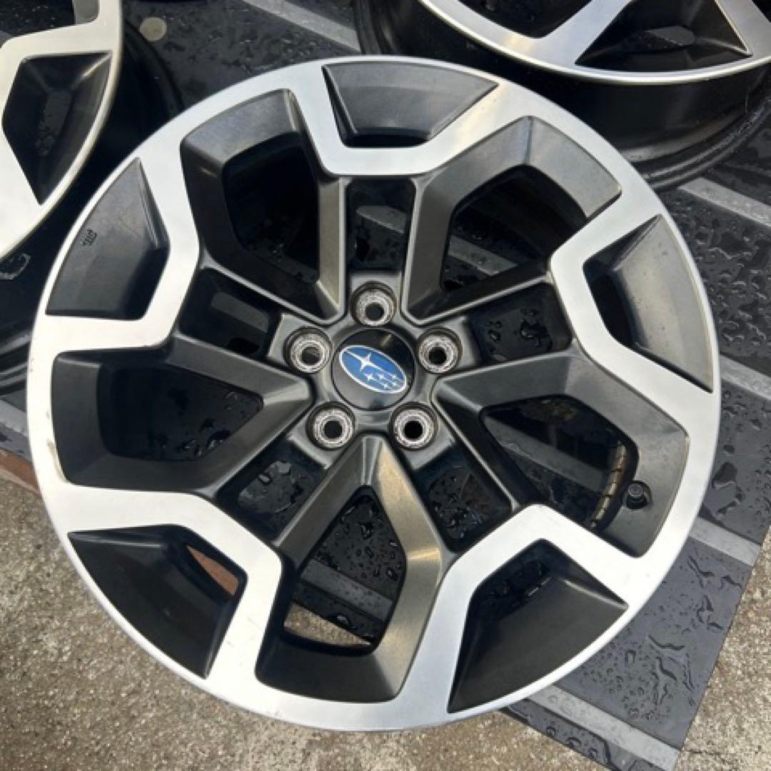スバル XV 純正 17in 7J+48 PCD100 5穴　アルミホイール