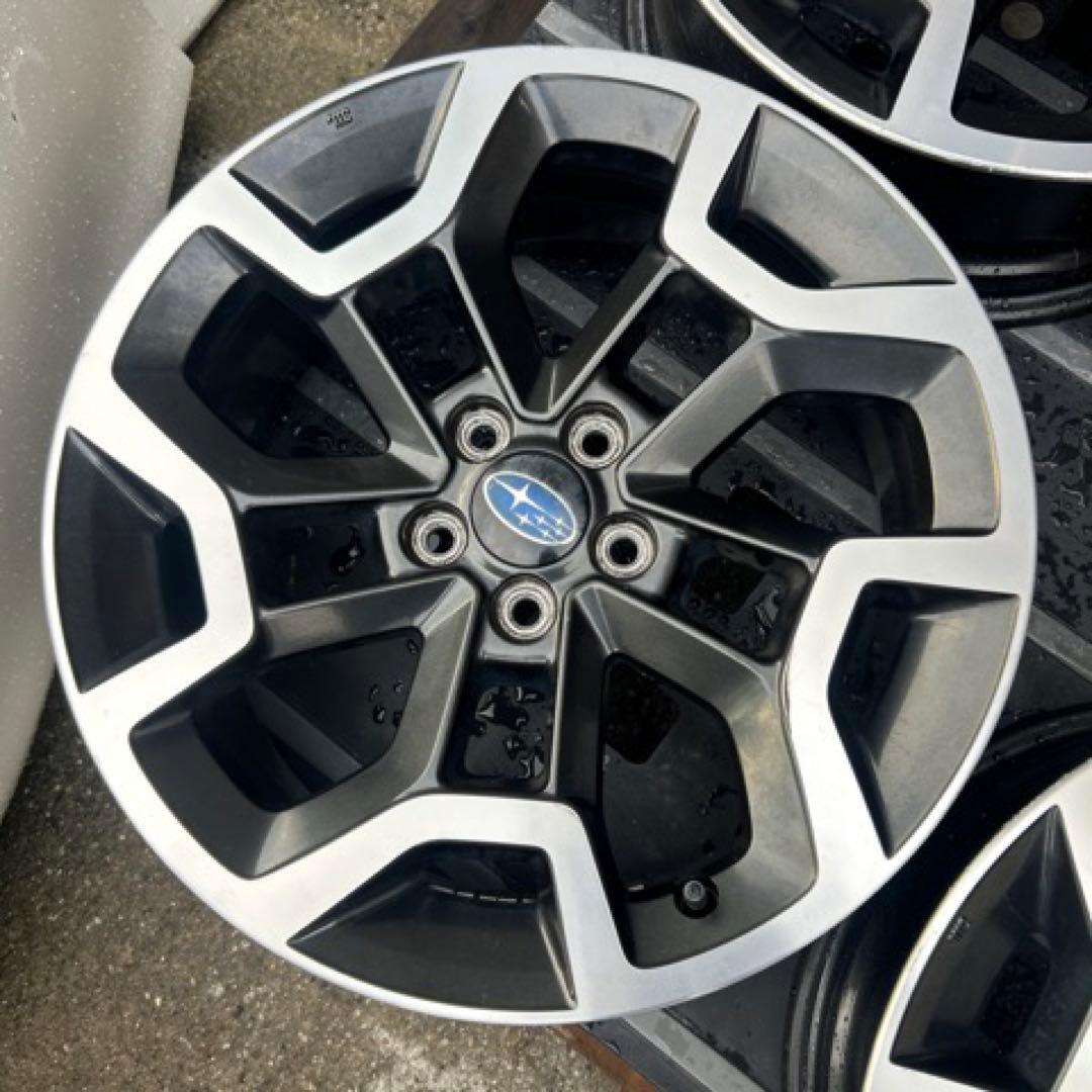 スバル XV 純正 17in 7J+48 PCD100 5穴　アルミホイール