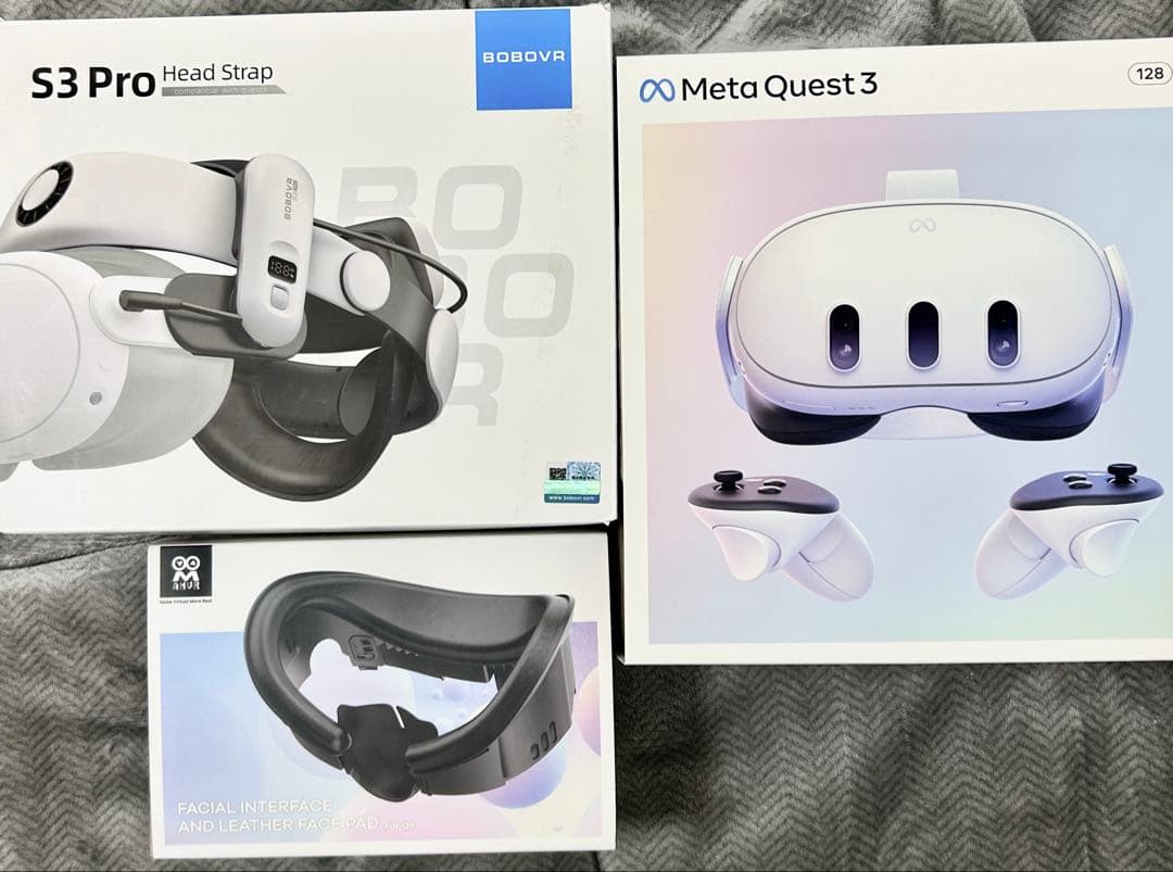  quest3 128GB BOBOVR S3pro付き 訳あり！