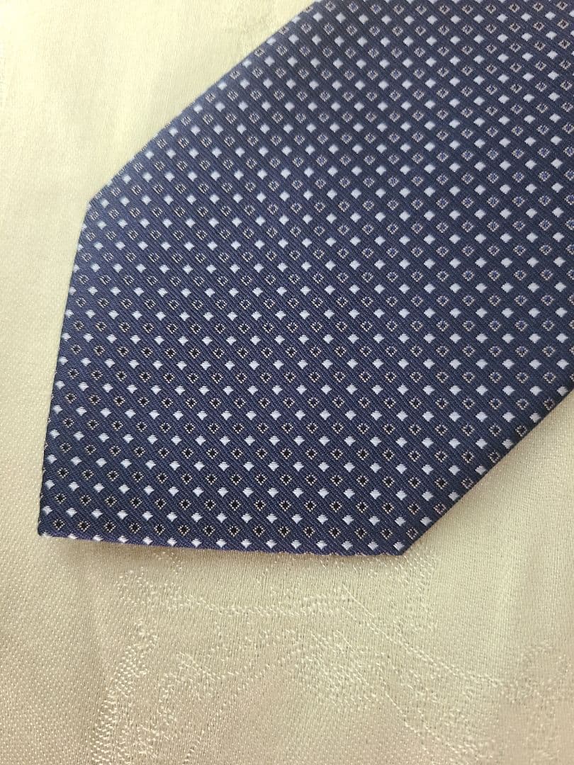 【新品】 Brioni ブリオーニ ネクタイ ネイビー ブルー系