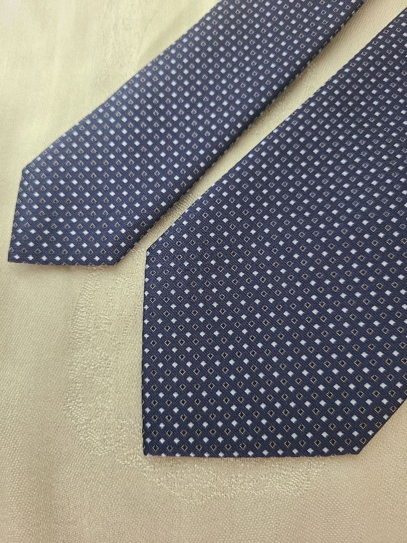 【新品】 Brioni ブリオーニ ネクタイ ネイビー ブルー系