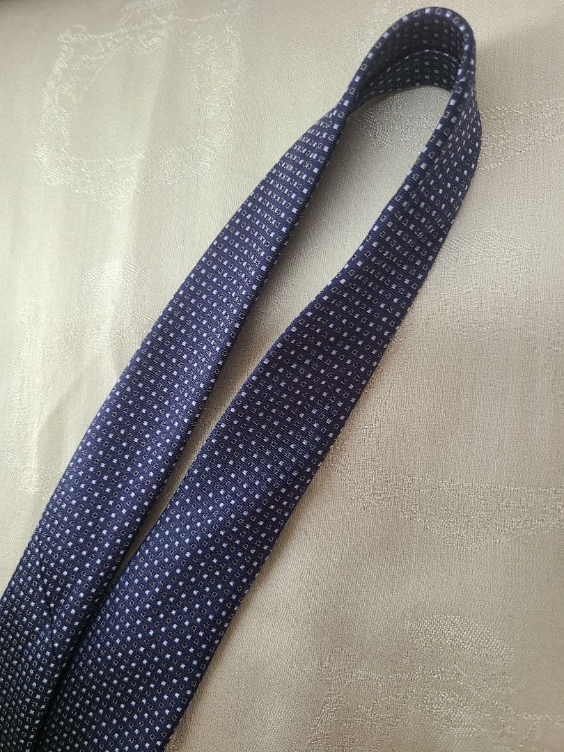 【新品】 Brioni ブリオーニ ネクタイ ネイビー ブルー系