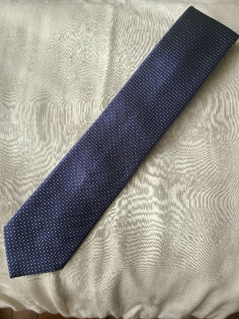 【新品】 Brioni ブリオーニ ネクタイ ネイビー ブルー系