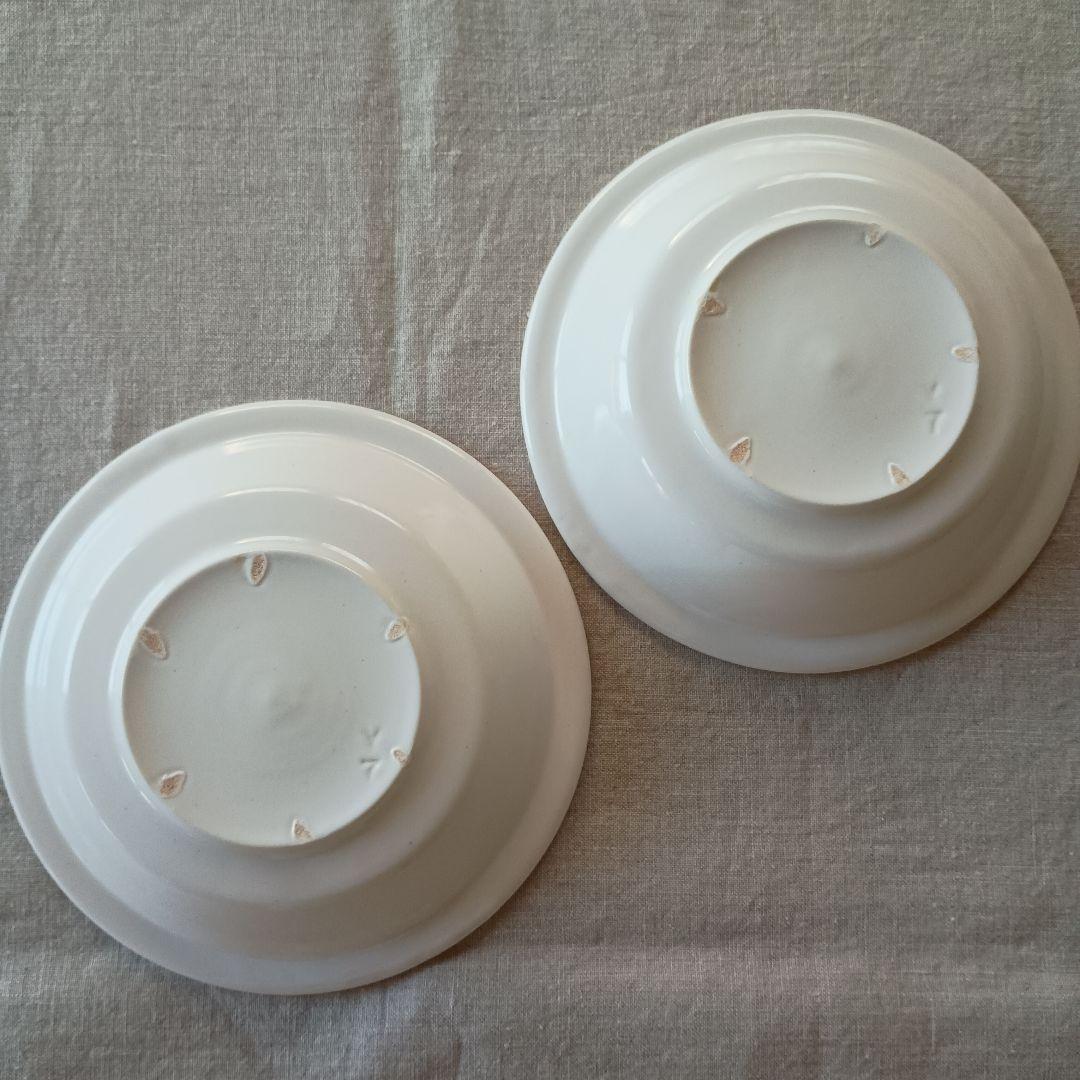 2枚セット 岡田直人 リム皿 取り皿 プレート