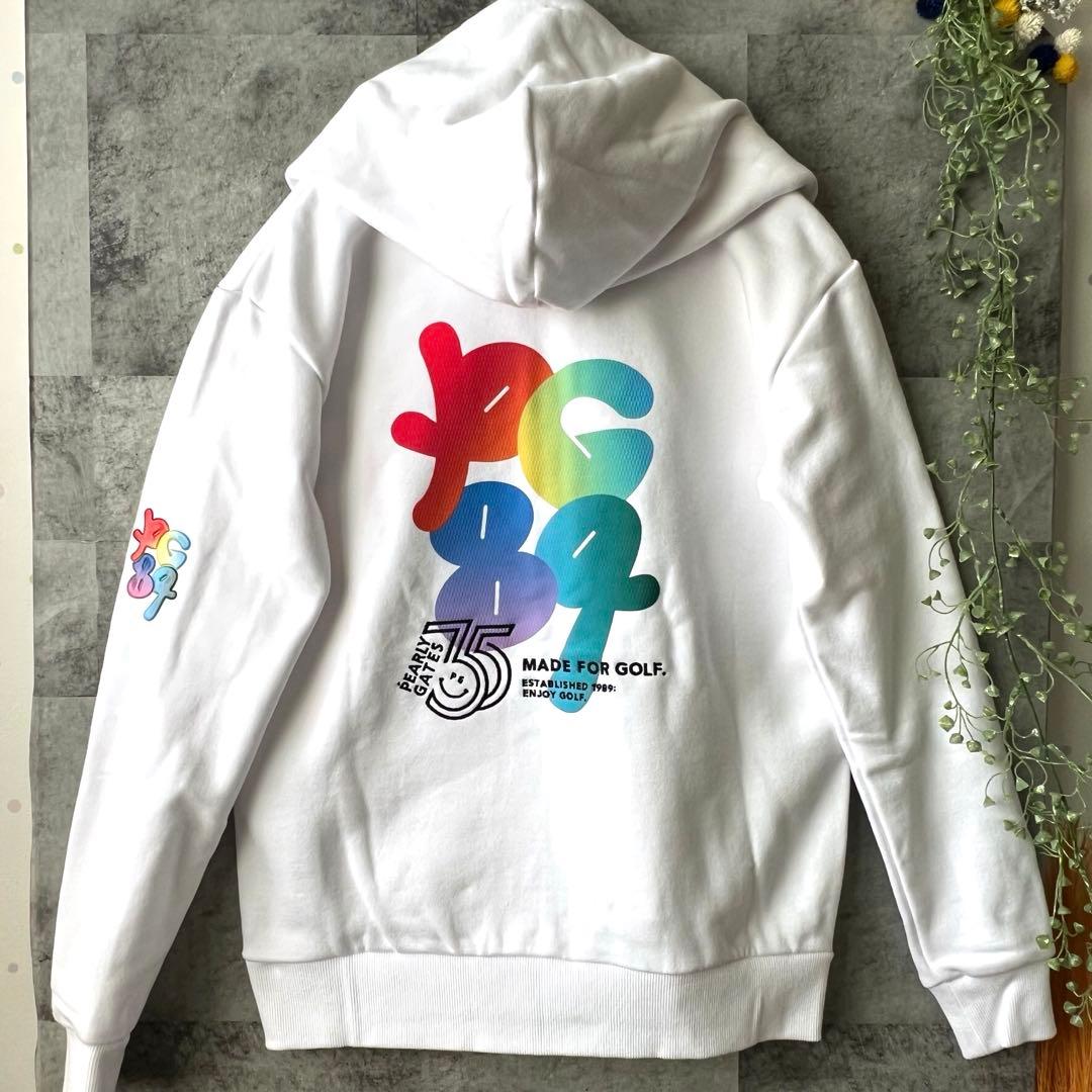 PEARLYGATES 35周年白パーカー　新品未使用品タグ無し