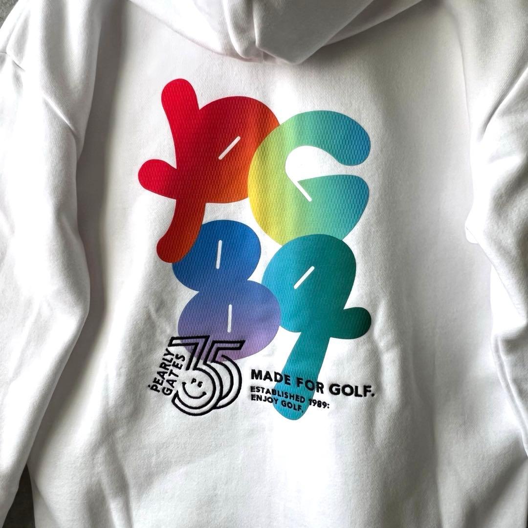 PEARLYGATES 35周年白パーカー　新品未使用品タグ無し