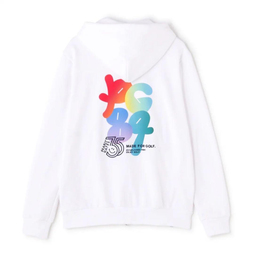 PEARLYGATES 35周年白パーカー　新品未使用品タグ無し