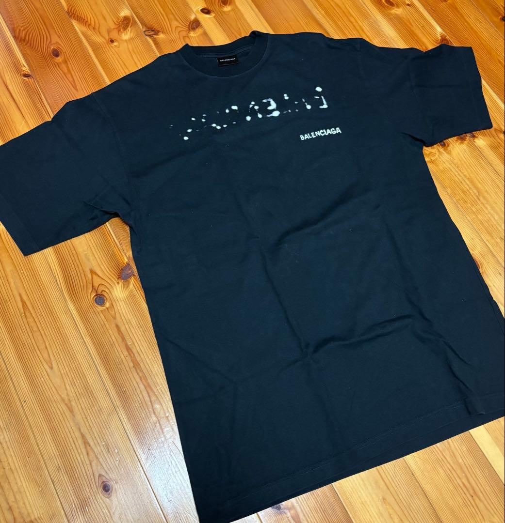 BALENCIAGA ブラック Tシャツ XS