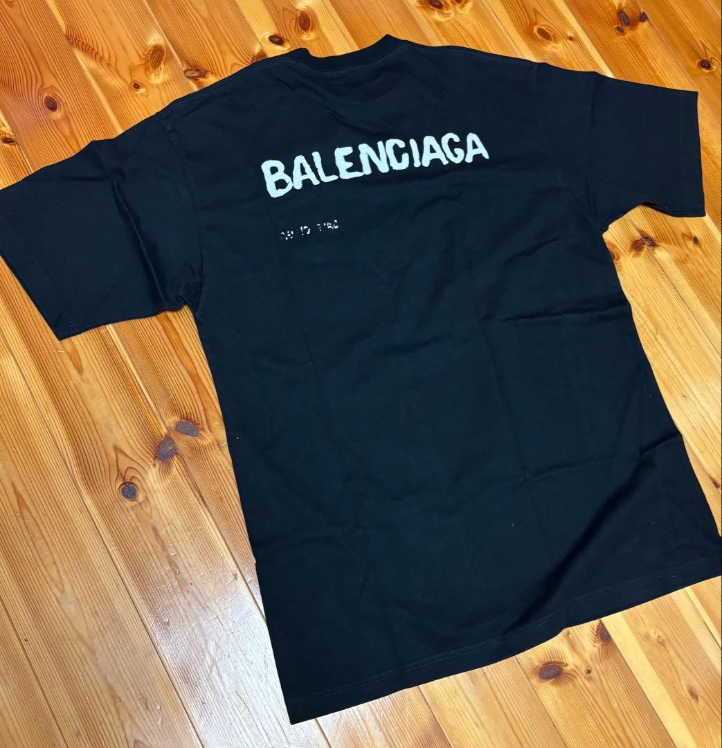 BALENCIAGA ブラック Tシャツ XS