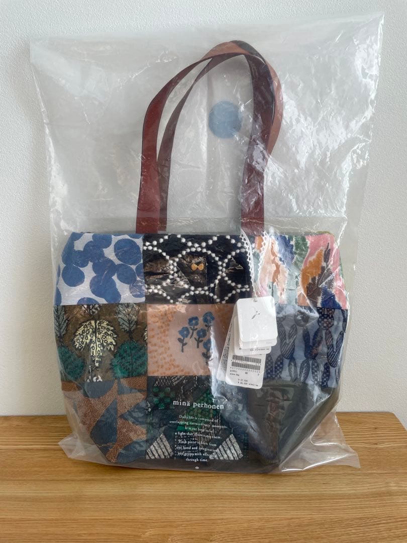 ミナペルホネンminaperhonenピースバッグ