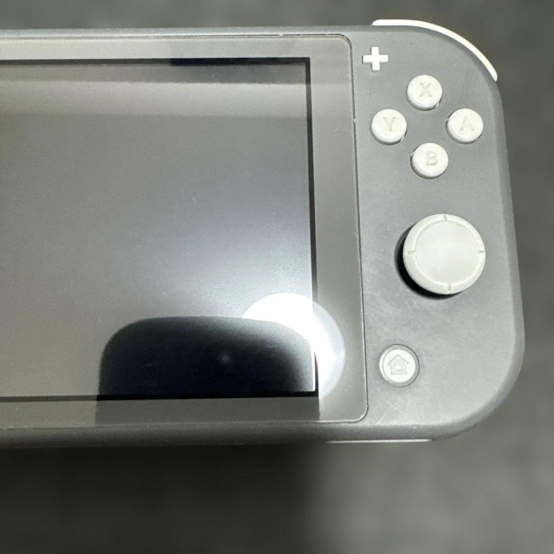 任天堂Switchライト　グレー 本体 ACアダプター付き