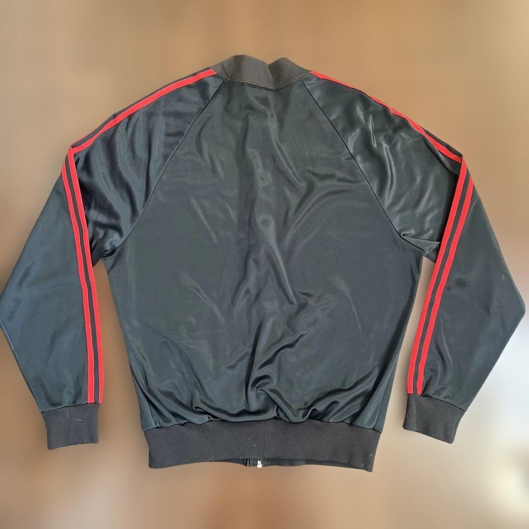 adidas ブラック レッド ジャージ made in USA