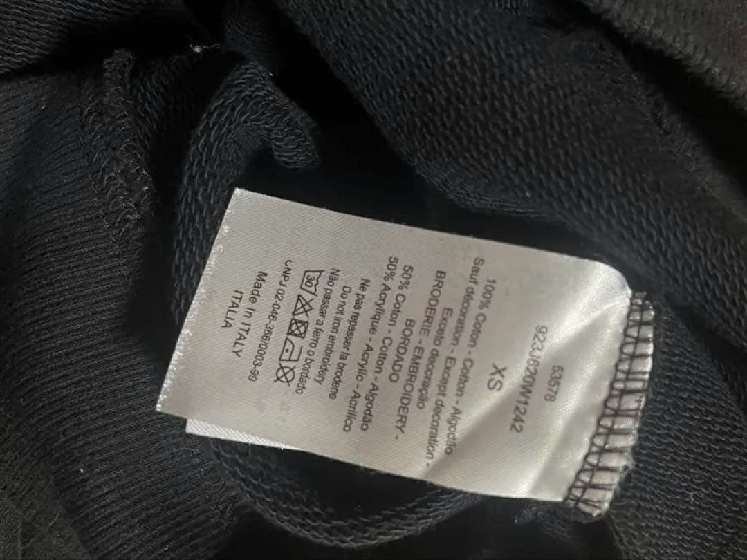 Dior 刺繍トレーナー ブラック