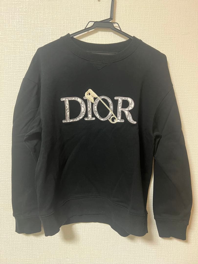Dior 刺繍トレーナー ブラック