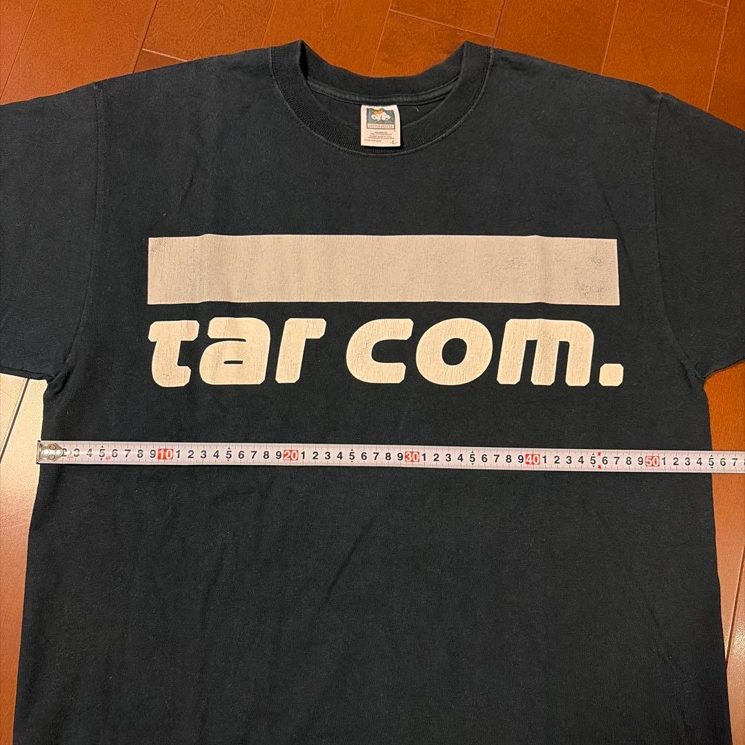 TAR 2002 超人気のバーアンダーロゴ両面デザインT サイズL美USED 黒