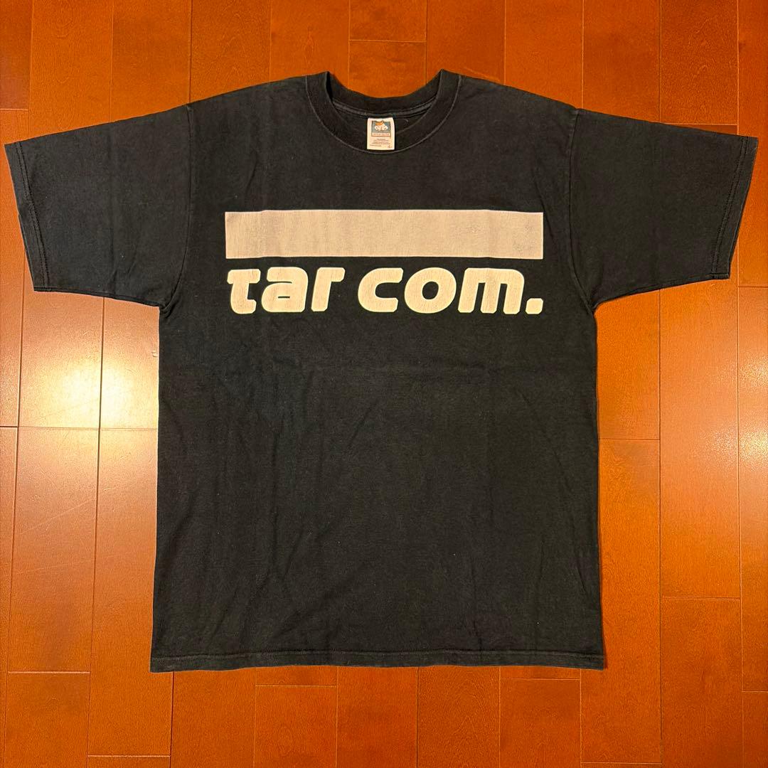 TAR 2002 超人気のバーアンダーロゴ両面デザインT サイズL美USED 黒