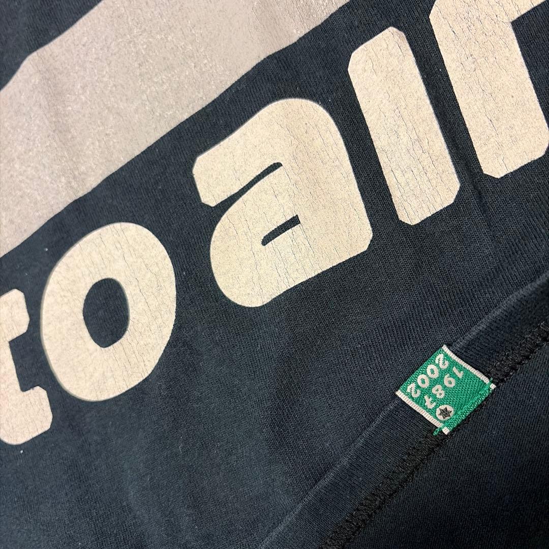 TAR 2002 超人気のバーアンダーロゴ両面デザインT サイズL美USED 黒