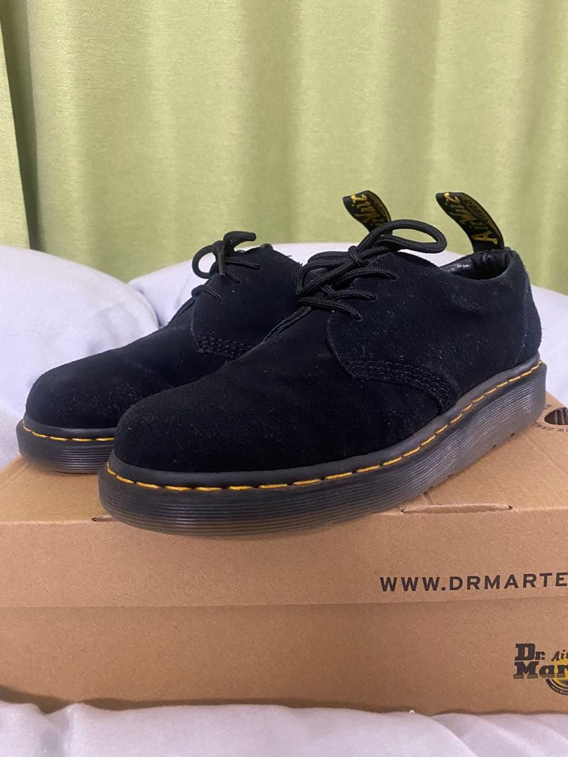 2/6まで 希少 Dr. Martens Berman Lo ブラック スエード