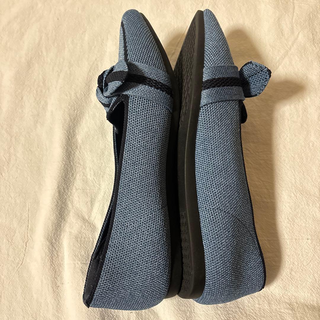 VIVAIA ポインテッドトゥ リボン付き ローファー パンプス サイズ　36