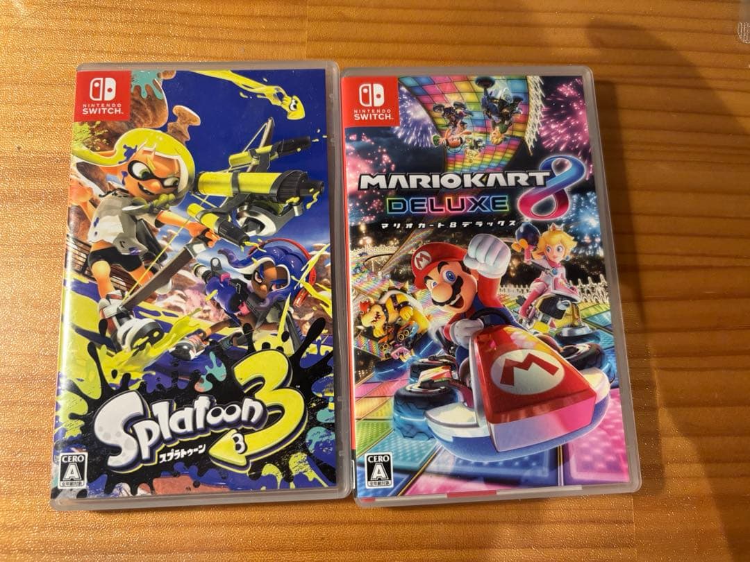 Switch ソフト スプラトゥーン2 スプラトゥーン3 マリオカート8DX