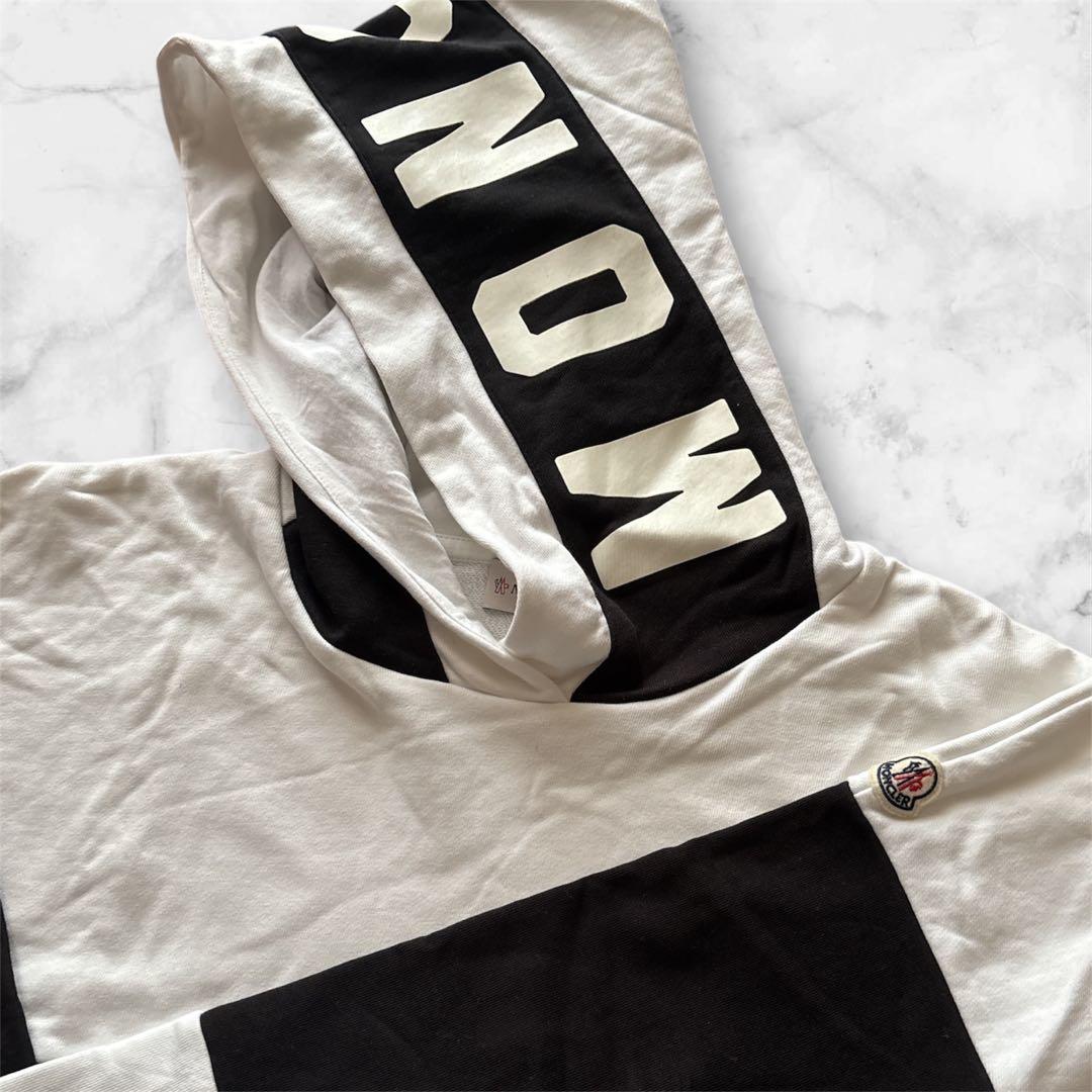 お値下げ☆未使用品☆モンクレール　MONCLER パーカー M フードロゴ