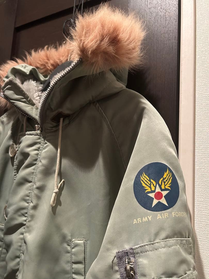 古着屋・ARMY AIR FORCE ロング丈・N3Bミリタリージャケット
